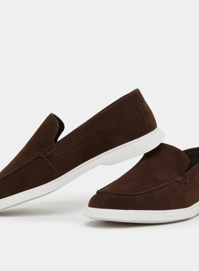 ستايلي حذاء لوفر كاجوال شمواه صناعي